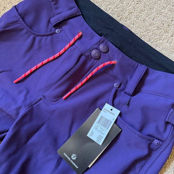 Womens DC Snow pants, Purple Size Medium - Picture 3 of 9